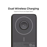 (CCC Certified) Mazer 10000mAh Magnetic Powerbank PD27W Fast Charge-15W Wireless-USB-C Cable-Stand-Watch Charger